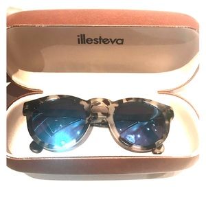 Illesteva Blue Lens Sunglasses